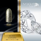 Гель-лак Vogue Nails Белое серебро